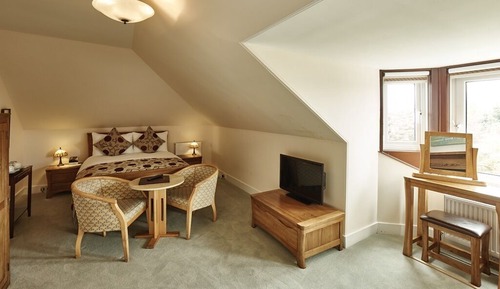 Comfort-Doppelzimmer, mit Bad, Gartenblick