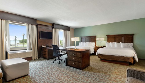 Studio, 2 Queen-Betten, Kühlschrank und Mikrowelle (Wetbar)