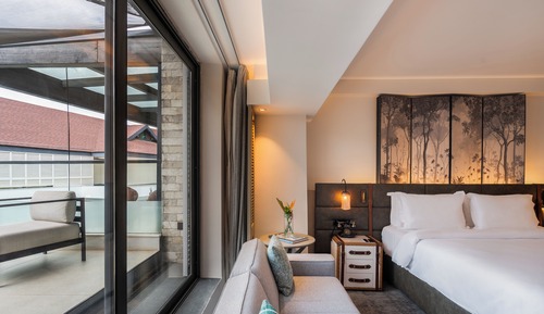 Zimmer, 1 King-Bett, Terrasse