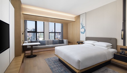 Standardzimmer, 1 King-Bett, Stadtblick