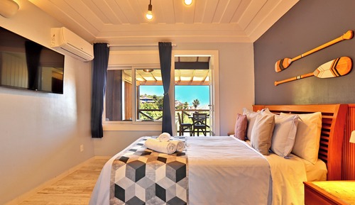 Deluxe-Zimmer, 1 Doppelbett, Whirlpool, Meerblick