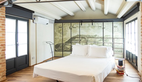 Deluxe-Loft, Gartenblick