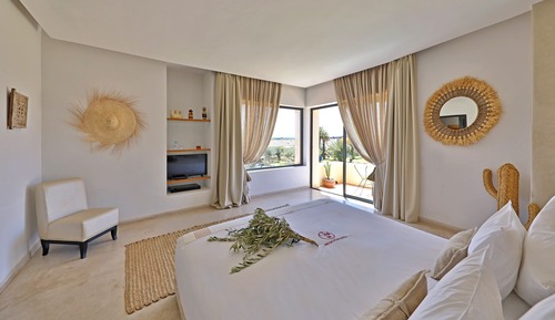 Honeymoon-Doppelzimmer, 1 King-Bett, Bergblick