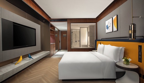 Standardzimmer, 1 King-Bett, Stadtblick