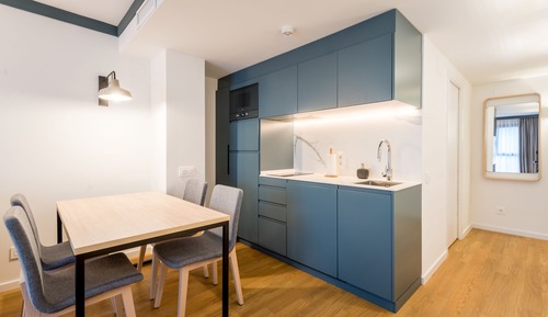 Familienapartment, 2 Schlafzimmer, Terrasse, Poolblick