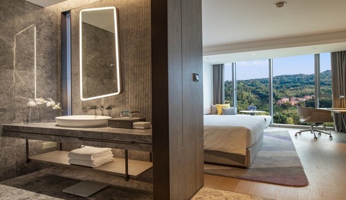 Standardzimmer, 1 King-Bett, Bergblick