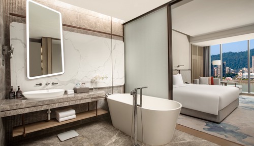 Standardzimmer, 1 King-Bett, Flussblick