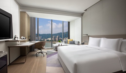 Standardzimmer, 1 King-Bett, Flussblick