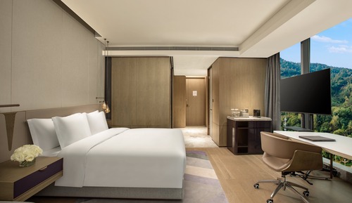 Standardzimmer, 1 King-Bett, Bergblick