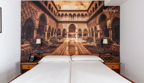 Panoramic-Doppelzimmer, 1 Doppelbett oder 2 Einzelbetten, Terrasse