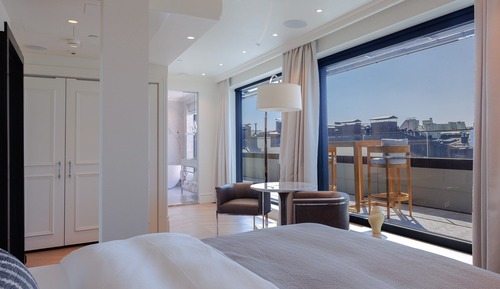 Premier-Zimmer, 1 King-Bett, Terrasse