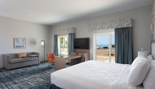 Studio, 1 King-Bett, barrierefrei, Terrasse (Roll-In Shower)