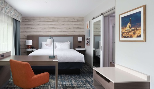 Studio, 1 King-Bett, Kühlschrank und Mikrowelle (Wet bar)