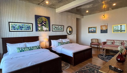 Premium-Suite, 1 Schlafzimmer, Bergblick