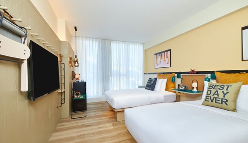 Zweibettzimmer, 2 Einzelbetten, Raucher
