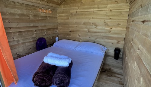 Zelt, Terrasse, Bergblick