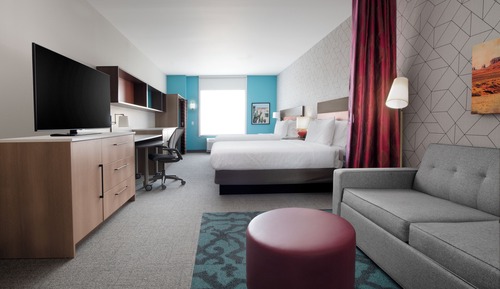 Studio, 2 Queen-Betten, barrierefrei, Badewanne (Mobility & Hearing)