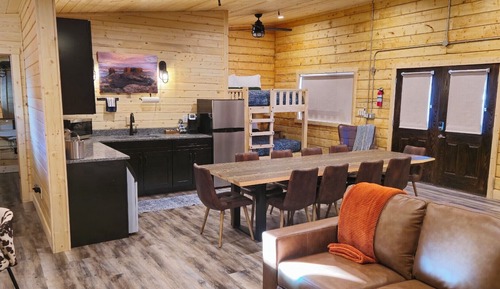 Familien-Ferienhütte, Mehrere Betten