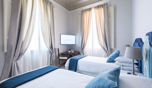 Basic-Doppel- oder -Zweibettzimmer (private external bathroom)