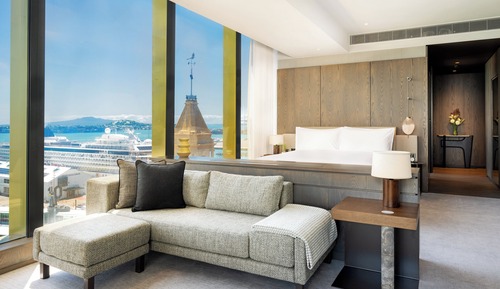 Junior-Suite, 1 King-Bett, Zutritt zur Club Lounge, Hafenblick