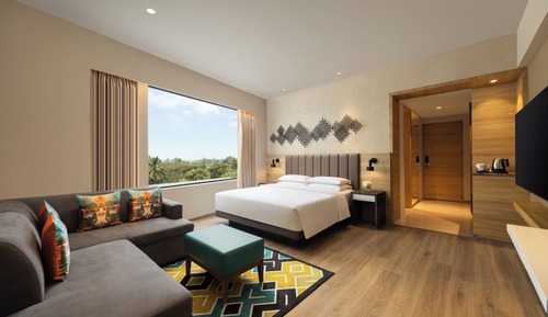 Suite, 1 King-Bett und Schlafsofa (High Floor)
