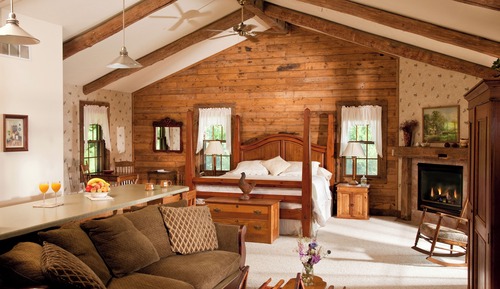 Honeymoon-Ferienhütte, 1 King-Bett, Nichtraucher, Whirlpool