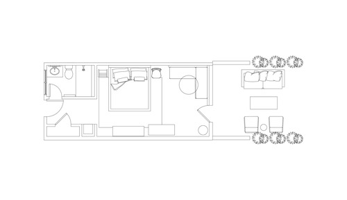 Deluxe-Zimmer, 1 King-Bett