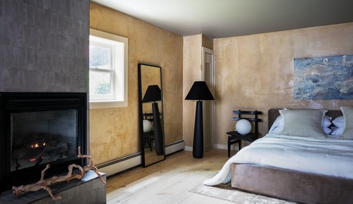 Junior-Suite, 1 King-Bett, Kamin