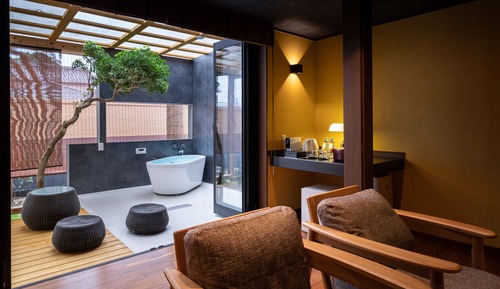 Deluxe-Zweibettzimmer ([ICHI] Open-air bath)