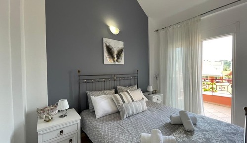 Ferienhaus, 3 Schlafzimmer, Balkon, Gartenblick