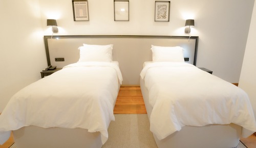 Classic-Zimmer, 2 Einzelbetten, Nichtraucher, Stadtblick
