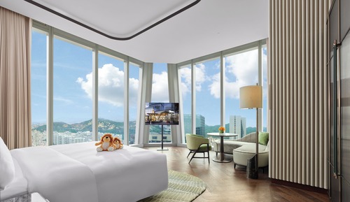 Deluxe-Zimmer, 1 King-Bett, Stadtblick (270-degree)