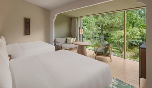 Junior-Suite, 2 Einzelbetten, Gartenblick