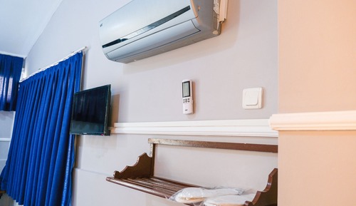 Standard-Bungalow, Gartenblick