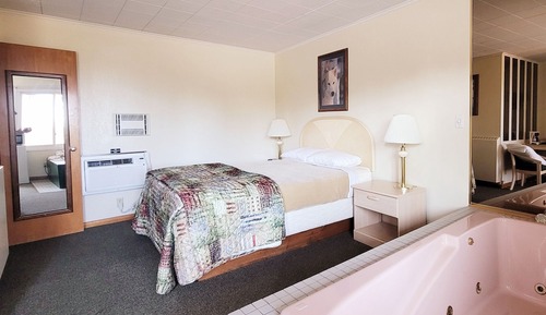 Luxury-Zimmer, 1 Schlafzimmer, Whirlpool, Seeblick