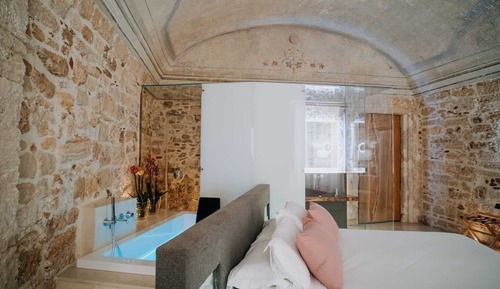 Elite-Zimmer, 1 Queen-Bett, Whirlpool, Stadtblick