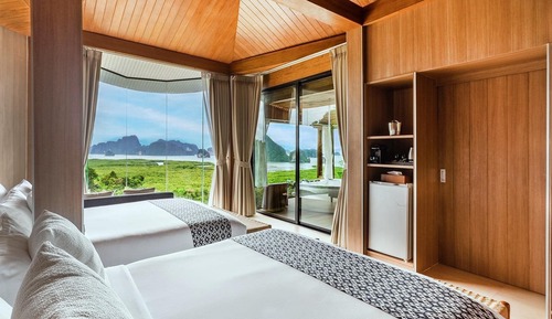 Panoramic-Villa, 2 Queen-Betten, eigener Pool, Meerblick