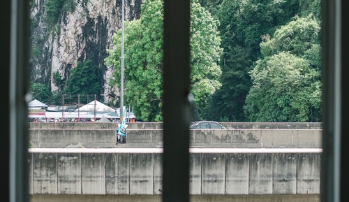 Zweibettzimmer, 2 Einzelbetten, Bergblick