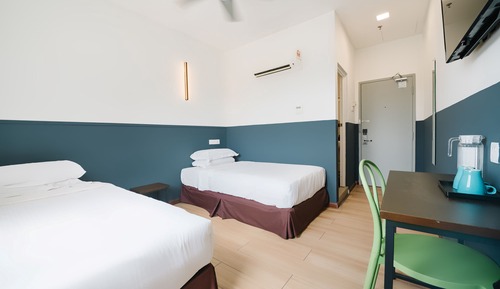 Zweibettzimmer, 2 Einzelbetten, Stadtblick