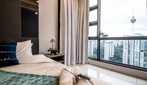 Romantisches Apartment, 1 Schlafzimmer, Stadtblick