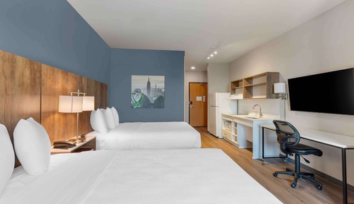 Standard-Studio, 2 Queen-Betten, Nichtraucher, Kühlschrank und Mikrowelle