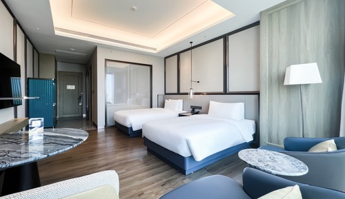 Standardzimmer, 2 Einzelbetten, Stadtblick