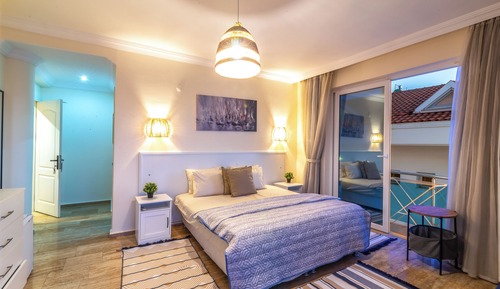 Superior-Doppel- oder -Zweibettzimmer, 1 Schlafzimmer, Meerblick