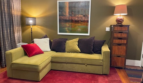 City-Studio, 1 Schlafzimmer, Gartenblick, zum Garten hin