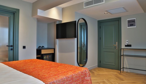 Comfort-Zimmer, 1 King-Bett, Stadtblick