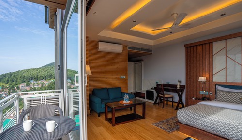 Luxury-Zimmer, 1 King-Bett, Bergblick