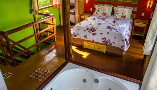 Comfort-Chalet, 1 King-Bett