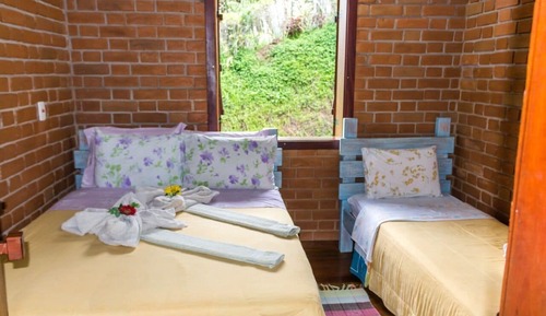 Familienchalet, 2 Schlafzimmer, Balkon, Gartenblick