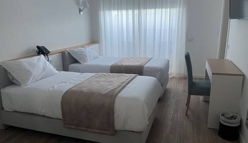 Standard-Zweibettzimmer, 2 Einzelbetten, Gartenblick