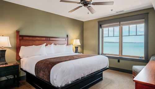 Suite, 2 Schlafzimmer, Balkon, Buchtblick